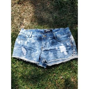 Rewash Distressed Shorts